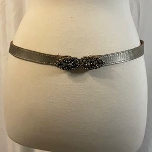 Fossil Embellished Leather Belt